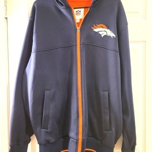 Like new Broncos NFL hoodie mens XL